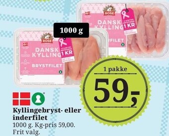 Kyllingebryst- eller inderfilet