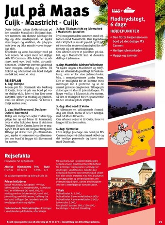 Riis Rejser Jul på maas tilbud