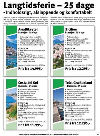 Riis Rejser Langtidsferie - 25 dage tilbud