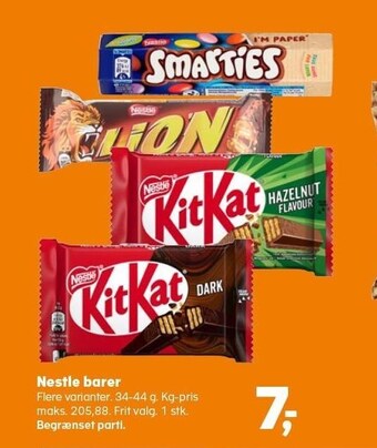 Nestle barer