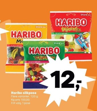 Haribo slikpose