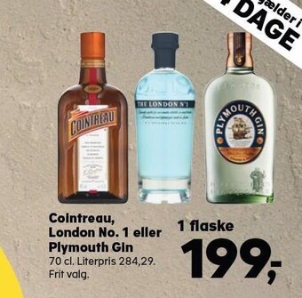 Cointreau, london no. 1 eller plymouth gin