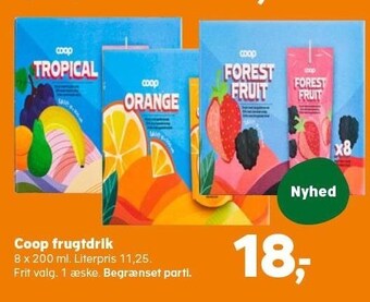 SuperBrugsen Coop frugtdrik tilbud