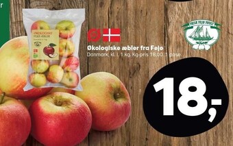 SuperBrugsen Økologiske æbler fra fejø tilbud