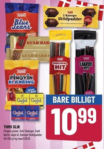 Løvbjerg Toms slik tilbud