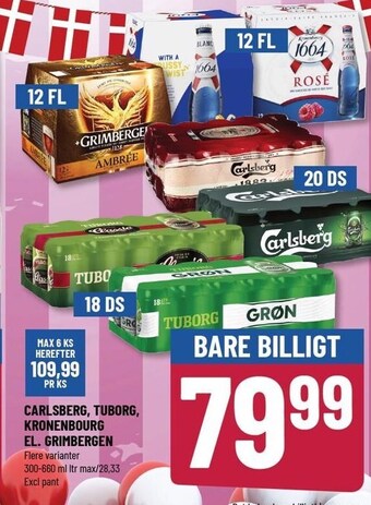 Løvbjerg Carlsberg, tuborg, kronenbourg tilbud