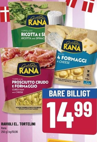 Ravioli el. tortelini