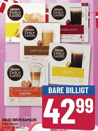 Løvbjerg Dolce gusto kapsler tilbud