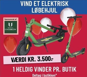 Løvbjerg Vind et elektrisk løbehjul tilbud