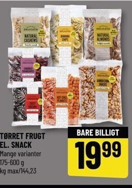 Løvbjerg Tørret frugt el. snack tilbud
