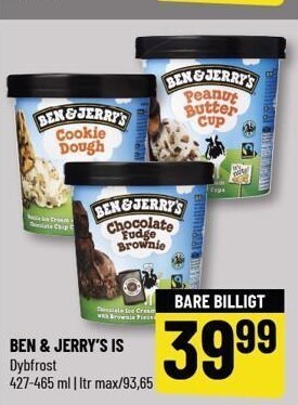 Løvbjerg Ben & jerry's is tilbud