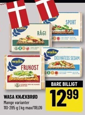 Løvbjerg Wasa knækbrød tilbud