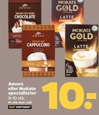 Amora eller Mokate specialiteter