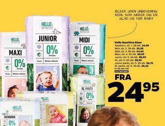 Netto HELLO Sensitive Bleer tilbud