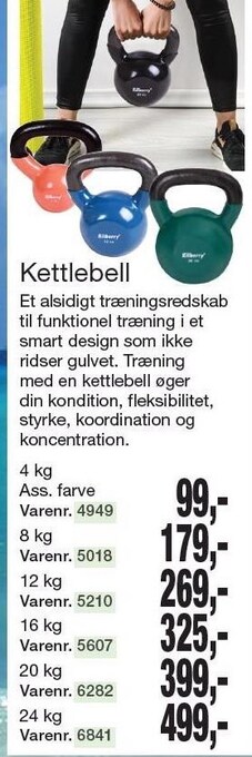 Harald Nyborg Kelberry kettlebell tilbud