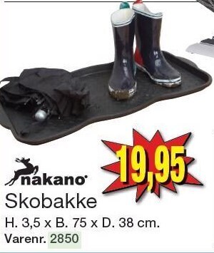 Harald Nyborg Nakano skobakke tilbud