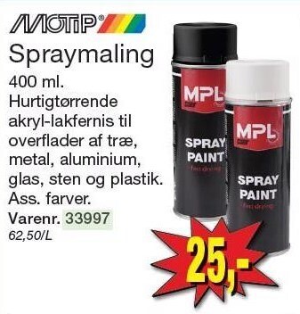 Harald Nyborg Motip spraymaling tilbud