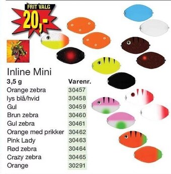 Harald Nyborg Inline mini tilbud