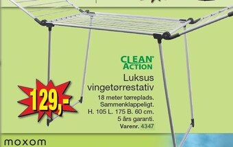 Harald Nyborg Clean action luksus vingetørrestativ tilbud