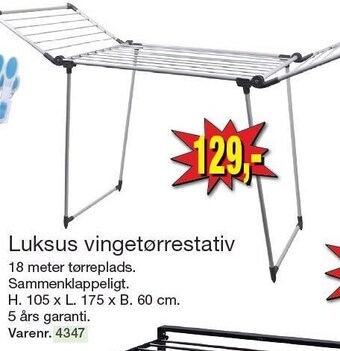 Harald Nyborg Luksus vingetørrestativ tilbud