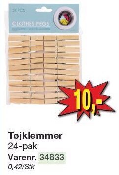 Harald Nyborg Tøjklemmer tilbud