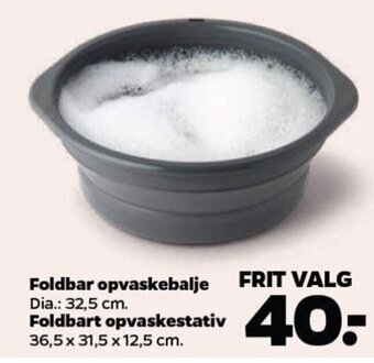 Netto Foldbar opvaskebalje tilbud