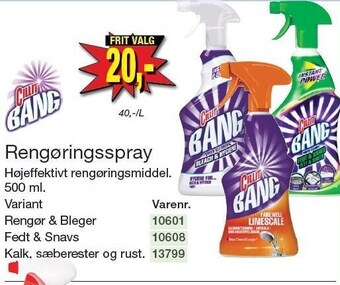 Cillit bang rengøringsspray