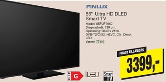 Harald Nyborg 55'' ultra hd dled smart tv tilbud