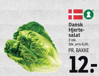SPAR Dansk hjertesalat tilbud