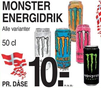 ABC Lavpris MONSTER ENERGIDRIK tilbud