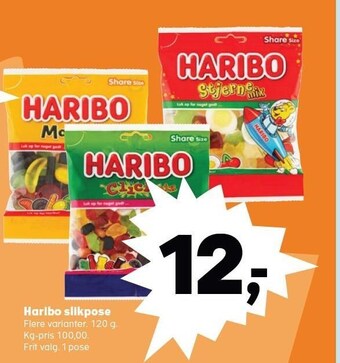 Kvickly Haribo slikpose tilbud