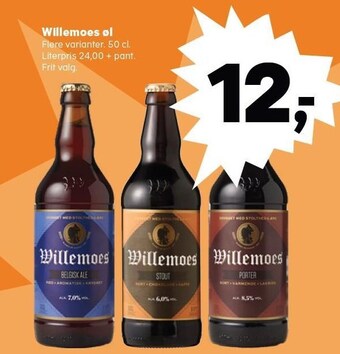 Kvickly Willemoes øl tilbud