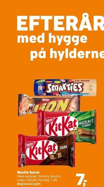 Nestle barer