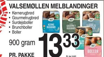 ABC Lavpris VALSEMØLLEN MELBLANDINGER tilbud
