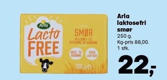 Kvickly Arla laktosefri smør tilbud