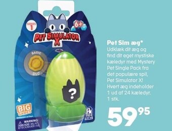 Kvickly Pet sim æg tilbud