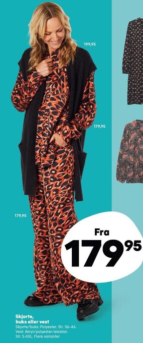 Kvickly Skjorte, buks eller vest tilbud