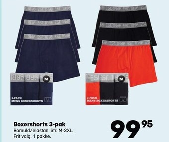 Boxershorts 3-pak