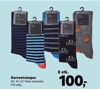 Kvickly Herrestrømper tilbud