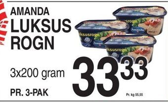 ABC Lavpris AMANDA LUKSUS ROGN tilbud