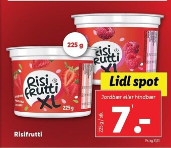 Lidl Risifrutti tilbud