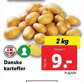 Lidl Danske kartofler tilbud