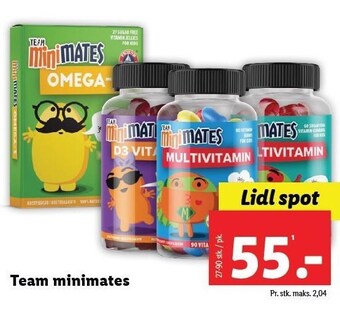 Lidl Team minimates tilbud