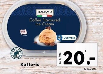 Lidl Kaffe-is tilbud