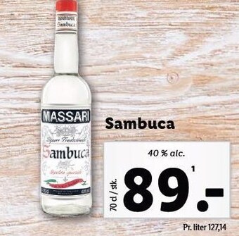 Lidl Sambuca tilbud