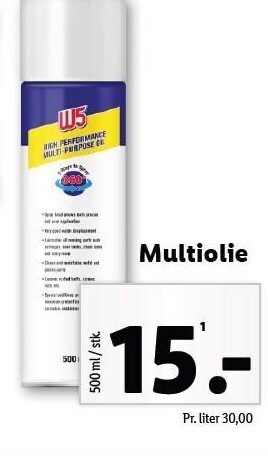 Lidl Multiolie tilbud