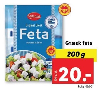 Lidl Græsk feta tilbud