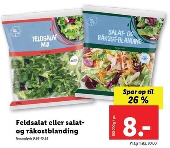 Feldsalat eller salat- og råkostblanding