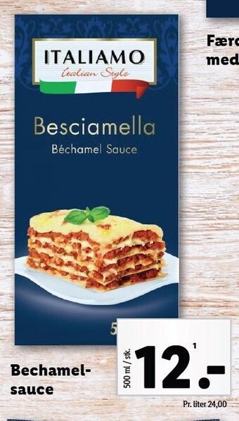 Lidl Bechamelsauce tilbud