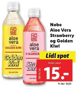 Nobe aloe vera strawberry og golden kiwi